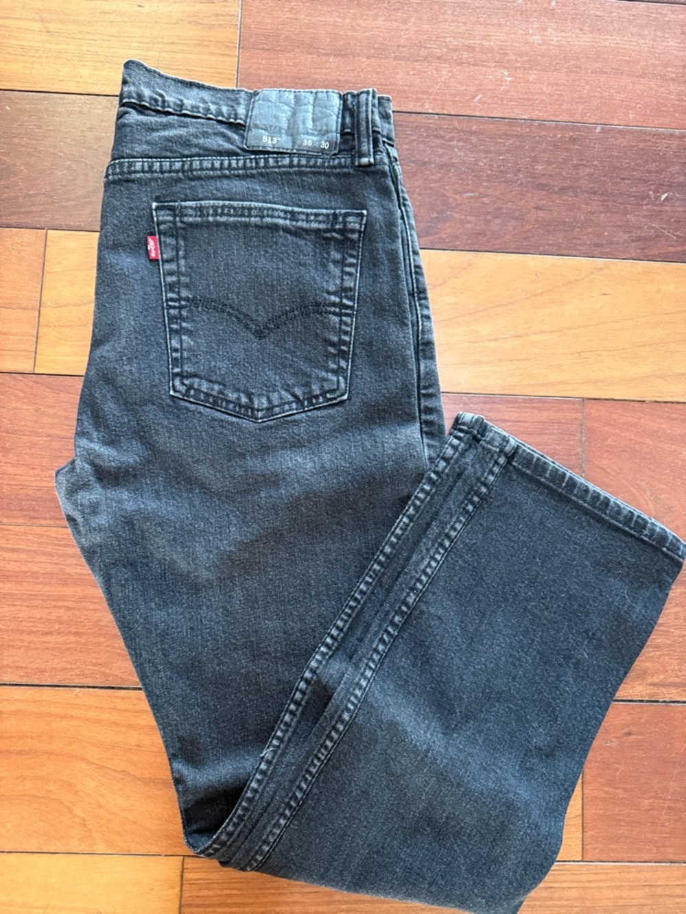 Levi's Men's Charcoal Slim Straight Jeans